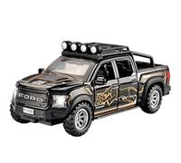 OBTABYBQX Pressofusione 1:32 For Ford F150 Modelli Di Auto In Lega In Scala Porte Complete, Modellini Di Veicoli Souvenir Collezionismo Ornamenti Ricordo(Black)