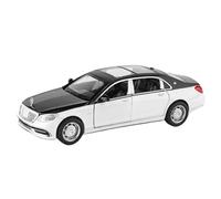 OBTABYBQX Pressofusione 1:32 For Maybach S650 Modello In Lega Di Alluminio In Scala Modello Veicolo Lusso In Metallo Da Esposizione Souvenir Da Collezione Ricordo(White with black)
