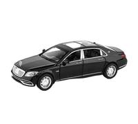 OBTABYBQX Pressofusione 1:32 For Maybach S650 Modello In Lega Di Alluminio In Scala Modello Veicolo Lusso In Metallo Da Esposizione Souvenir Da Collezione Ricordo(Black)