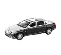 OBTABYBQX Pressofusione 1:32 For Maybach S650 Modello In Lega Di Alluminio In Scala Modello Veicolo Lusso In Metallo Da Esposizione Souvenir Da Collezione Ricordo(Black with silvery)