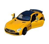OBTABYBQX Pressofusione 1:36 For Benz AMG GTR Modello In Scala In Lega Alluminio Auto Sportiva Modello In Metallo Alta Qualità For Collezionisti Da Esposizione Ricordo(Yellow)