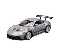 OBTABYBQX Pressofusione 1:36 For Porsche 911 992 GT3 RS Modello Auto Da Corsa In Lega Kit Modellini Veicoli In Scala Raffinata Collezione Di Souvenir Ricordo(Silver)