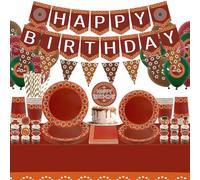 Obussgar De Barro Mexicanos Decorazioni per feste - Cielito Lindo Articoli di decorazione per feste tra cui striscioni, piatti, bicchieri, tovaglioli, tovaglie, palloncini - per 20 persone