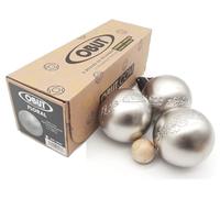 Obut - Tempo libero INOX floreale - Taglia unica - Palline da bocce