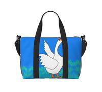 Oca bianca allarga le ali Borsa a tracolla, borsa casual da viaggio, adatta per lavoro, viaggi, fitness, turismo, borsa da donna con cerniera,