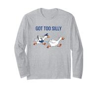 Oca Che Viene inseguito dal Poliziotto ha ottenuto Un Design Troppo Sciocco Maglia a Manica