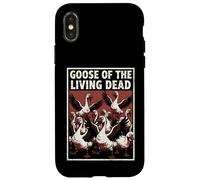 Oca dei Morti Viventi Zombie Horror Divertente Undead Custodia per iPhone X/XS