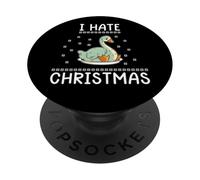 Oca di Natale Oca X-Mas Brutto Natale I Hate Christmas PopSockets PopGrip Adesivo