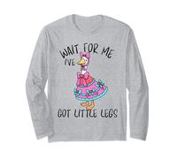Oca Divertente Wait for Me Ive Got Little Legs Oche Maglia a Manica