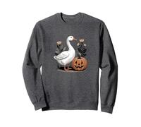 Oca Folk Art con Zucca - Halloween Rustico Felpa