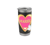 Oca Francia Mariée Francese Sposa Bicchiere termico in acciaio inox doppia parete