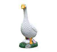 Oca per , decorazioni in resina con luce LED solare e sensore | Statua d'oca per esterni, Natale, inverno, casa, cucina, scrivania, ingresso, pavimento, vacanze, cortile, giardino
