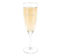 Ocadeau Flute da champagne in vetro personalizzato - Bicchiere da champagne con testo inciso - Bicchiere da champagne personalizzato