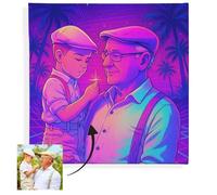 Ocadeau Immagine Personalizzata con Effetto retrò Anni '80 - Effetto Film Anni '80 con la Vostra Foto - Regalo retrò per Donne, Uomini, Coppie, papà, Mamma, Nonna o Nonno