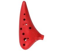 Ocarina 1 Set Di Ocarina Contralto A 12 Fori In ABS A Forma Di Patata Dolce Per Principianti(Red)