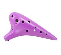 Ocarina 12 fori flauto in plastica ocarina per gli amanti della musica e principianti strumento a fiato (viola)