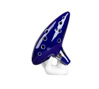 Ocarina 12 Toni Alto C Strumento Musicale Ocarina In Ceramica Con Borsa Per Il Trasporto Del Cavo Blu