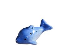 Ocarina 6 fori adatta for suonare o regalare (Color : BLUE)