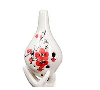 Ocarina 6 Fori Per Principianti Entry Level Studente Plastica Sei Fori Alto C Chiave AC Professionale Flauto In Porcellana Ceramica Xun Strumento (Color : 04)