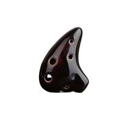 Ocarina 6 Fori Piccola Ocarina Soprano Tono D Ocarina Per Principianti Insegnamento Ciondolo In Ceramica Ocarina (Color : Brown)