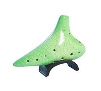 Ocarina A 11 Fori AC Chiave Alto C Strumento Per Ocarina In Ceramica Professionale Per Principianti (Color : Green)