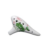 Ocarina A 12 Fori In Chiave DO Contralto Ocarina Professionale Dipinta A Mano A 12 Fori In Chiave AC Buona Intonazione E Suono (Color : 02)