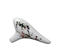 Ocarina A 12 Fori In Chiave DO Contralto Ocarina Professionale Dipinta A Mano A 12 Fori In Chiave AC Buona Intonazione E Suono (Color : 05)