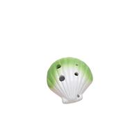 Ocarina A 3 Colori Ocarina A 6 Fori Alto C Tono Ocarina Per Principianti Ciondolo In Ceramica Didattico (Color : Green)