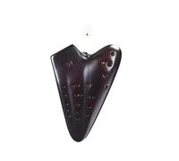 Ocarina A 3 Tubi Contralto C Chiave AC Fatta A Mano In Ceramica Tripla Fumante Ocarine Musica Avanzata Strumento Musicale Tradizionale (Color : A)