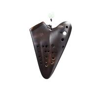 Ocarina A 3 Tubi Contralto C Chiave AC Fatta A Mano In Ceramica Tripla Fumante Ocarine Musica Avanzata Strumento Musicale Tradizionale (Color : B)