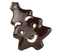 Ocarina A 4 Colori, A 6 Fori, Ocarina Alto, Tono C, Per Principianti, Souvenir, Ciondolo In Ceramica (Color : Brown)