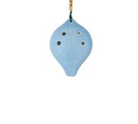 Ocarina A 6 Fori Guida Per Principianti Ceramica Professionale A Forma Di Cuore Con Smalto Crackle(2)