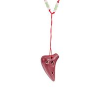 Ocarina a 6 Fori Mini per Principianti e Ragazzo Ragazza | Colore Dolomite Caffè, Facile da Portare, Timbro Etereo e Gradevole, Uso Semplice