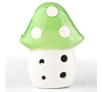 Ocarina a 6 fori Piccolo Fungo Cartone animato 5 colori Alto C Tone Turistico Souvenir Giocattoli didattici Pendente in ceramica per principianti 2021 Verde