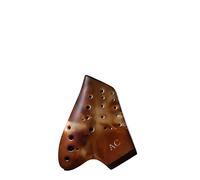 Ocarina A Tre Tubi AC Chiave 3 Tubi Contralto C Chiave Viola Sabbia Affumicata Ocarina Ampia Gamma Di Strumenti Per Prestazioni Professionali (Color : 04)