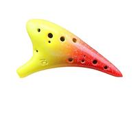 Ocarina AC A 12 Fori Ocarina Contralto In Chiave C A 12 Fori, Strumento Musicale Con Buona Tonalità (Color : 01)