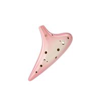 Ocarina Accordatura AC A 12 Fori Per Principianti Contralto Classico Affumicato Professionale(Red)