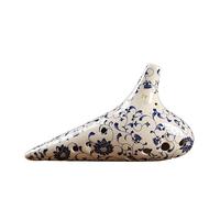 Ocarina AF Chiave Ocarina Blu E Bianca 12 Fori Ocarina Contralto Strumento Musicale Ocarina A Dodici Fori Chiave AF