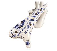 Ocarina Blu E Bianca A 12 Fori Strumento In Sol E Altri Toni Acuti Strumento Ocarina Professionale(SG)