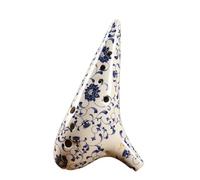 Ocarina Ceramica 12 Fori Ceramica Alto C Medio C Tono Ocarina Strumento Musicale Flauto Per Principianti (Color : AG)