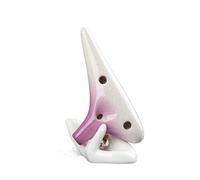 Ocarina Chiave Do Contralto A 12 Fori Tipo Professionale Colore Sfumato Per Insegnare Ai Principianti(Purple)