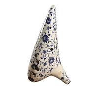 Ocarina Chiave DO Ocarina Blu E Bianca Ocarina Contralto A 12 Fori Strumento Musicale Ocarina A Dodici Fori (Color : BC key)