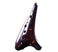 Ocarina contralto a 12 fori strumento per suonare il basso in Do maggiore Strumento Ocarina(Brown)