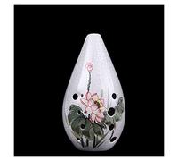 Ocarina contralto verticale a 12 fori Crack Strumento musicale ocarina Tao Xun a 12 fori dipinto a mano (Af)
