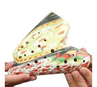 ocarina Deluxe Triple Ocarina Alto C Key Ocarina professionale rara accessori per cintura musicale per principianti (Color : 3)