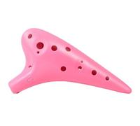 Ocarina Flauto Ocarina In Plastica A 12 Fori Per Amanti Della Musica E Principianti Strumento A Fiato(Pink)
