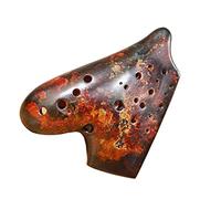 Ocarina G-tune a tre tubi Ocarina in ceramica Alto G-tune Principiante professionale Strumento musicale Ocarina Strumento ocarina