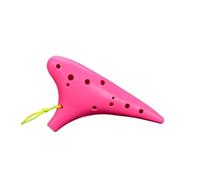 Ocarina In Ceramica A 12 Fori Alto AC Resina Entry-level Di Strumento Musicale Flauto Ocarina (Color : Pink)