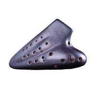 Ocarina In Ceramica A 3 Tubi Contralto C Chiave Affumicata Ocarina Professionale 12 Fori Flauto Musicale Strumenti Musicali Tradizionali