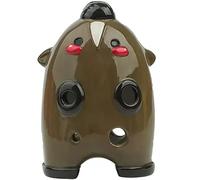 Ocarina in ceramica cotta, modello di ocarina, Strumento creativo 12 forme di animali dello zodiaco, principiante 6 fori flauto contralto C strumento, confezione regalo/decorazione(Horse)